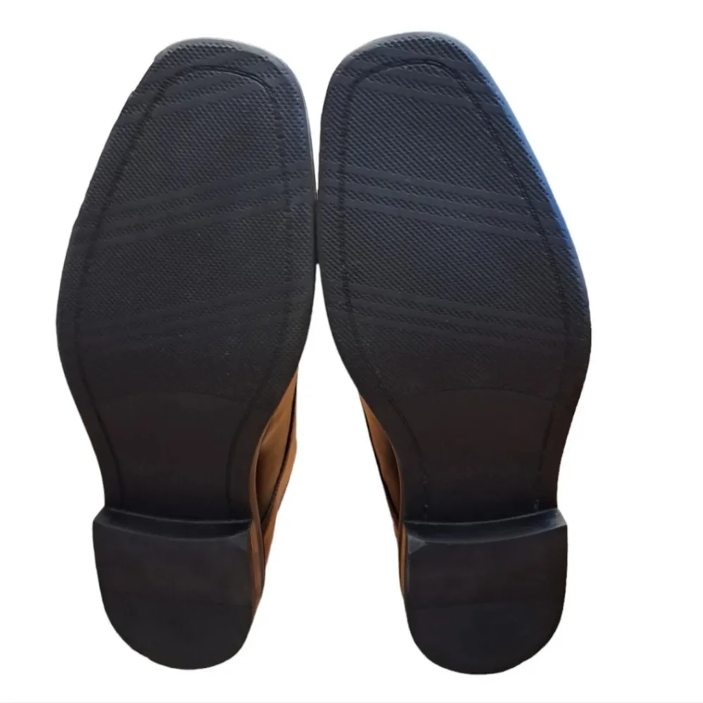 APT 9‎ Oxford Shoes Men's 10.5M Denver Comfort Ortholite Eco Black Faux Leather